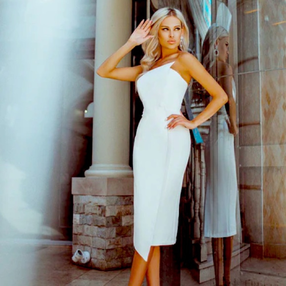 Asymmetric Cocktail Dress